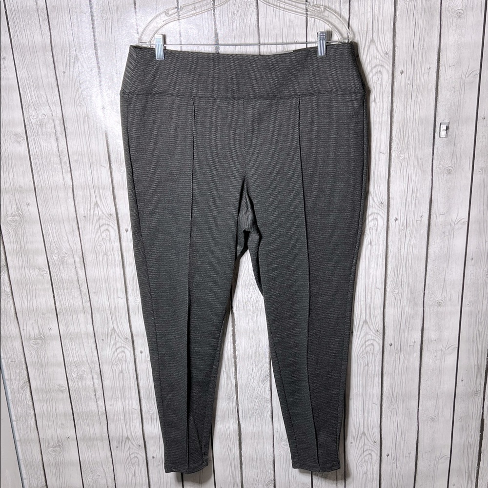 Nine West mid-rise stretch knit legging pants size 1x